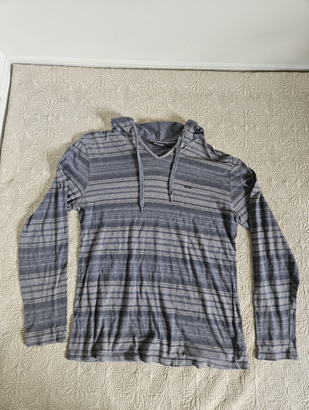 VANS Off the Wall Men's Light Hoodie, Size M, Grey